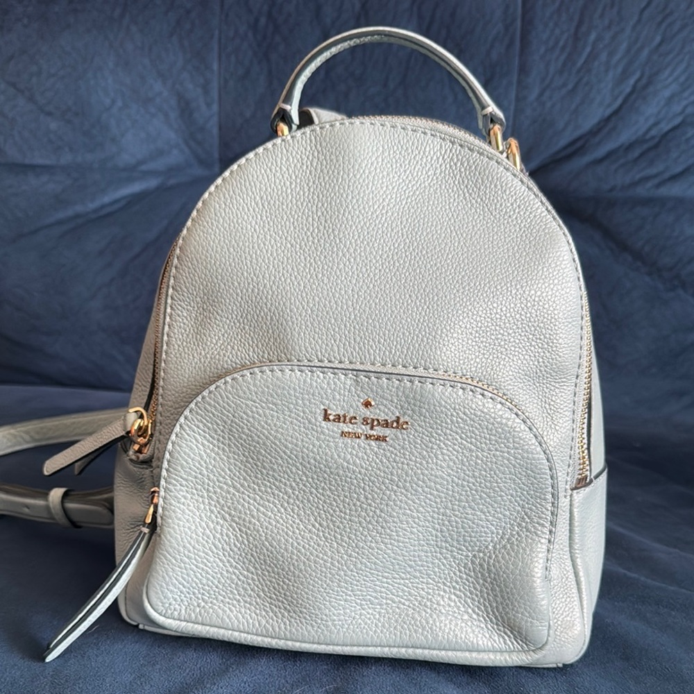 Kate Spade small light blue Leather Backpack